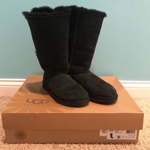UGG *Authentic* Bailey Bow Tall boots, Black 8